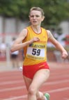 Sarah McDonald (Northumberland) Senior Girls 800 metres, 2011 Aviva English Schools' 81st Track and Field Championships, Gateshead International Stadium